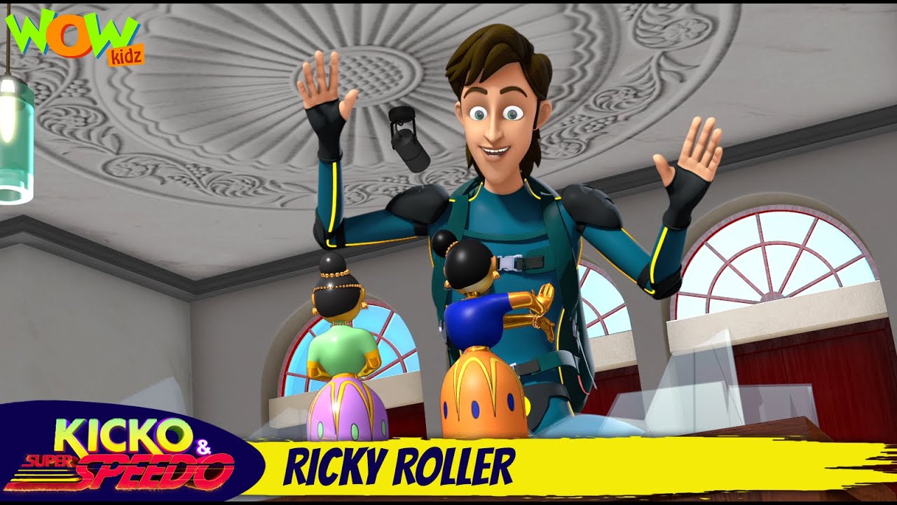 Ricky Roller | Ep12 | Kicko & Super Speedo | S01| Popular TV Cartoon for Kids | Hindi Stories