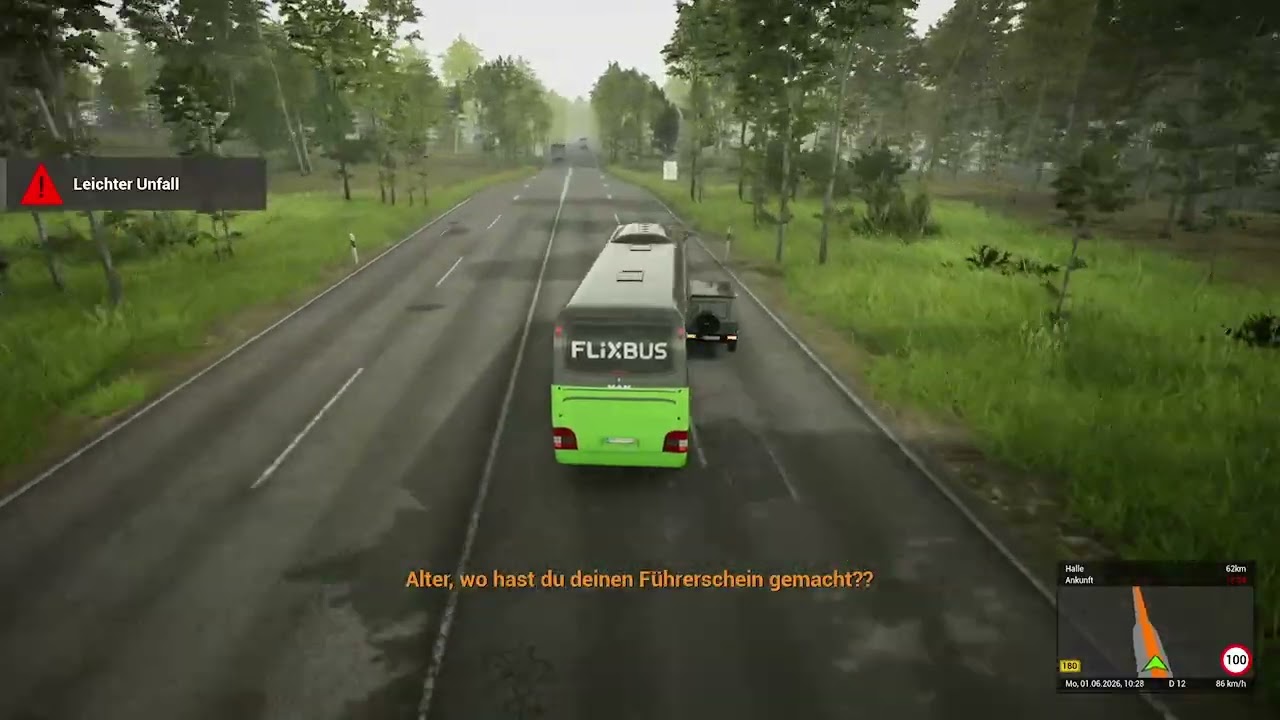 Fernbus Simulator : Erfurt - Halle Saale (Folge 1)