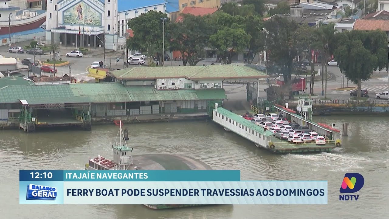 NGI Sul anuncia possível suspensão de operações do ferry boat