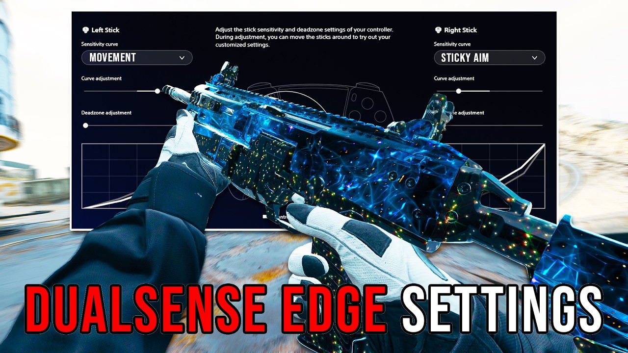 BEST Dual Sense Edge Settings for Black Ops 7 (MAX Aim Assist + No Recoil)