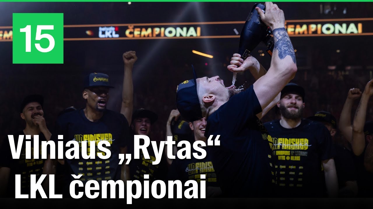 Vilnius ošia: „Rytas“ tapo LKL čempionais!