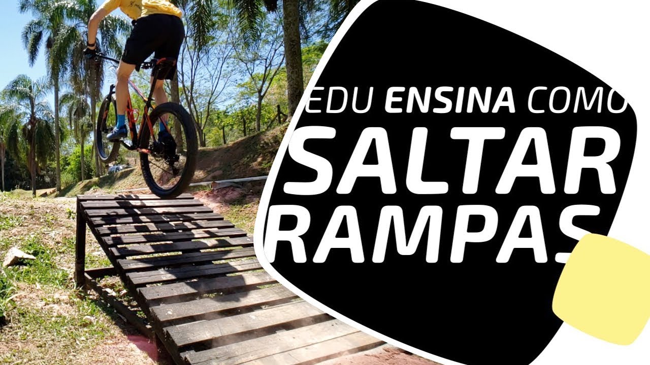 Como saltar rampa de bicicleta. Pedaleria