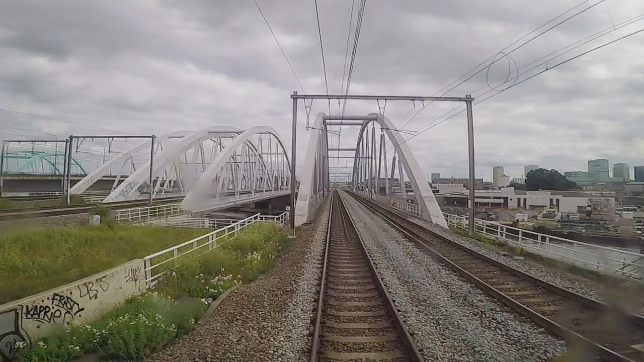CAB RIDE Belgium Antwerpen Luchtbal depot - Antwerpen centraal MS80 BREAK NMBS/SNCB