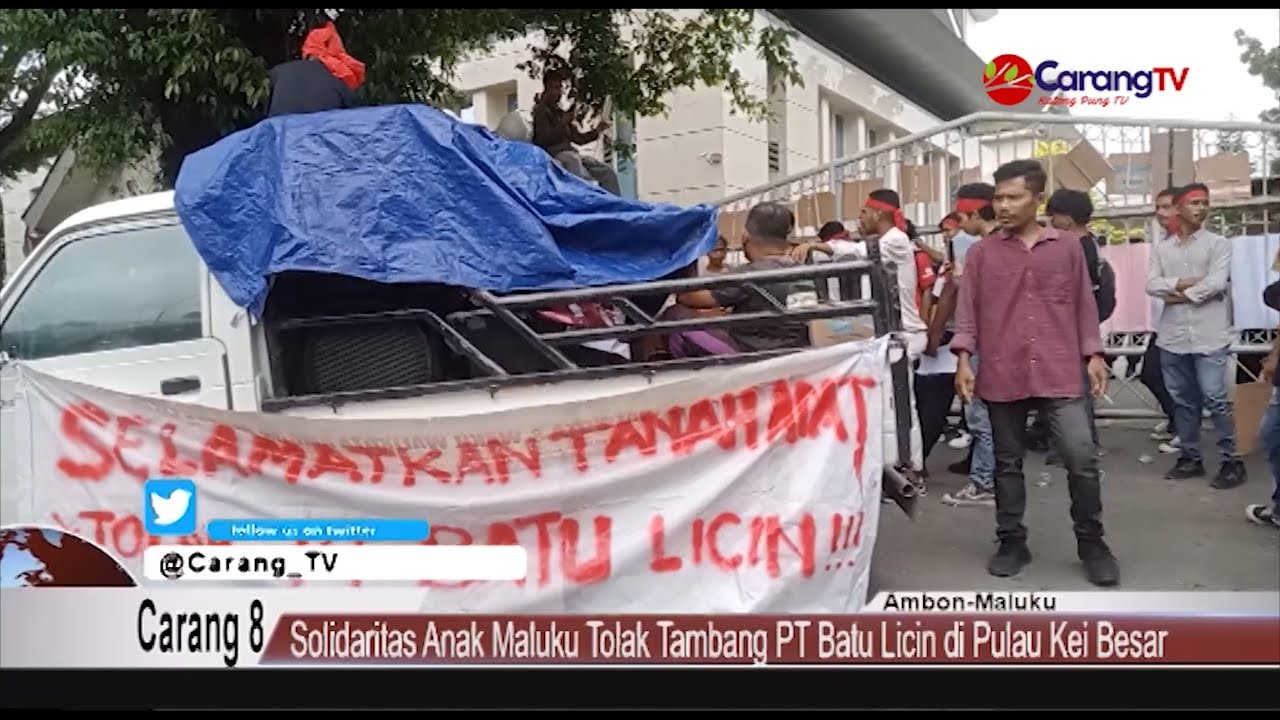 Solidaritas Anak Maluku Tolak Tambang PT Batu Licin di Pulau Kei Besar