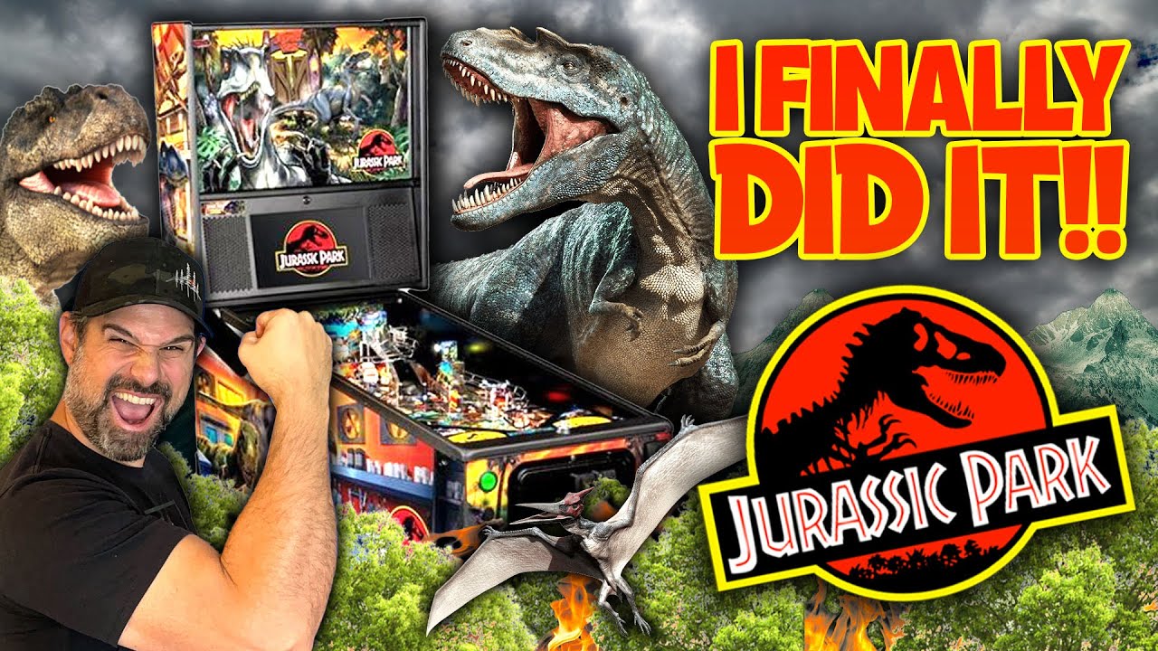 I FINALLY DID IT - I bought a Jurassic Park Pinball Machine!