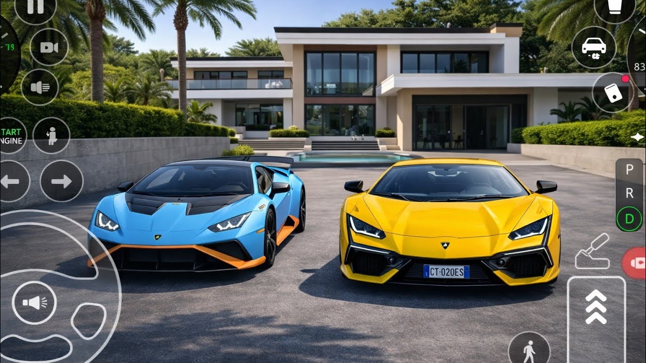 Lamborghini Huracan STO And Revuelto | Car Parking Driving School Gameplay