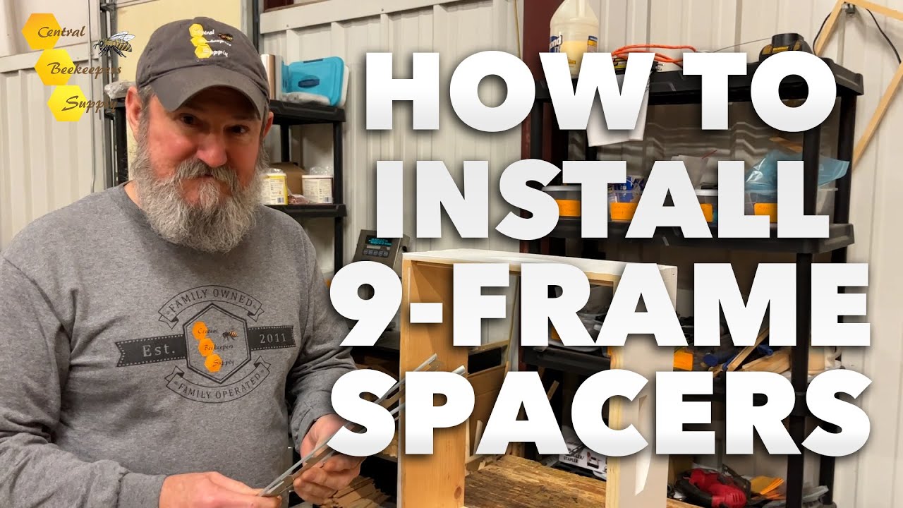 How to Install 9-Frame Spacers in your Hive Boxes [Central Beekeepers Supply]