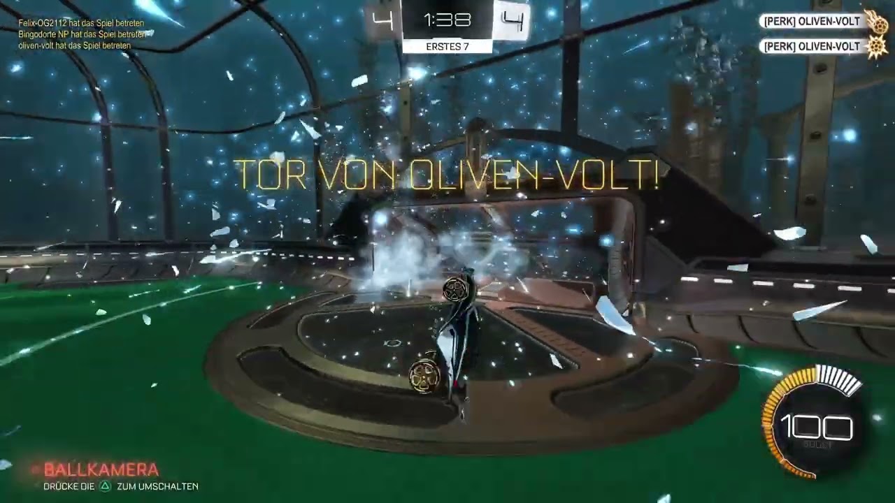 Eine runde roro Rocket League