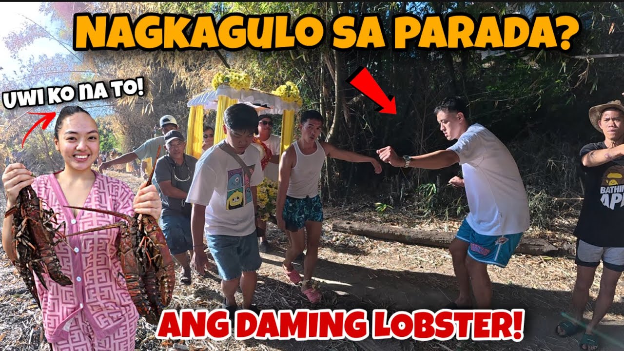 ANG DAMING TAO KAGULO NA ? I HANDA SA FIESTA AY LOBSTER? 😱