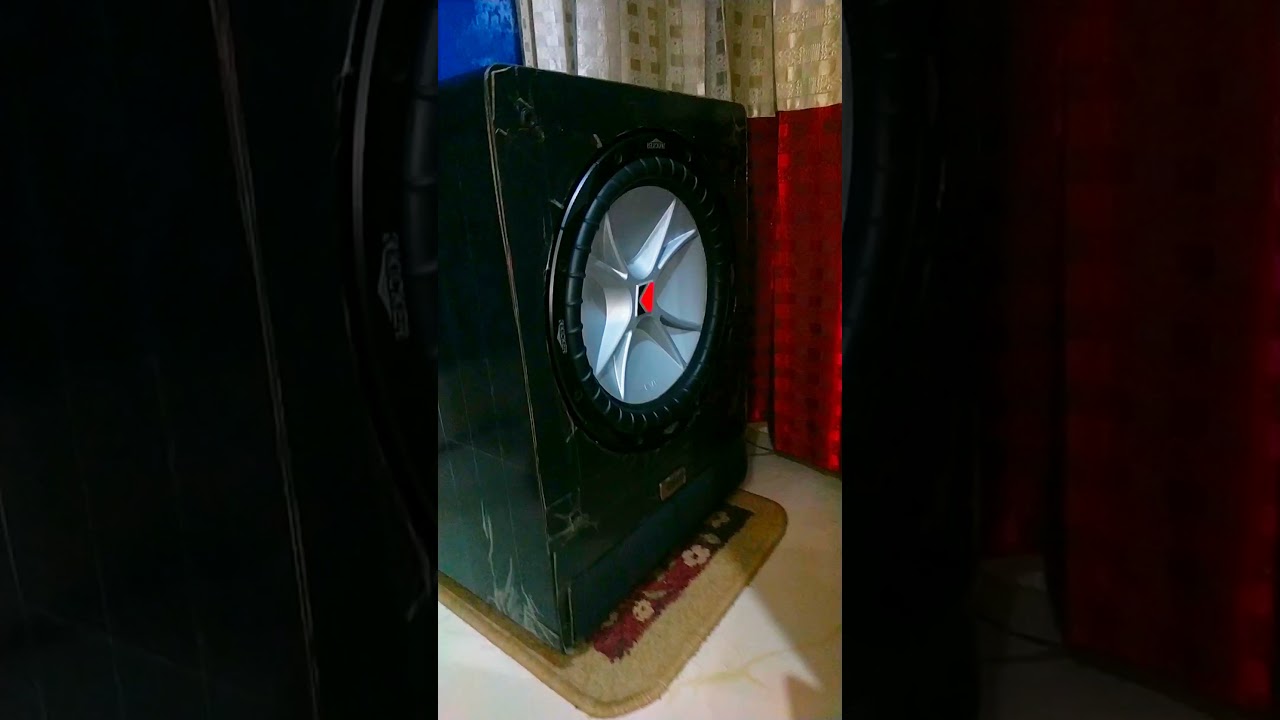 #Kicker07CVR124 subwoofer #High #Excursion bass test. Too much loud bass 😱😱