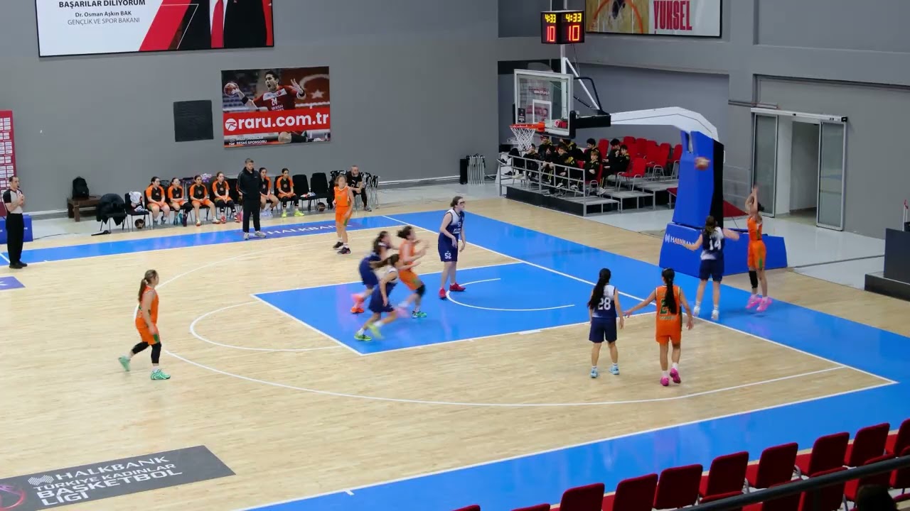 SARIYER PROF ALİ KEMAL YİĞİTOĞLU ORTAOKULU-İTÜ BEYLERBEYİ ORTAOKULU YILDIZ KIZ BASKETBOL 3.LÜK MAÇI
