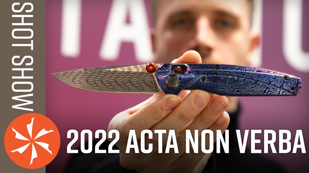 New Acta Non Verba Knives at SHOT Show 2022 - KnifeCenter.com