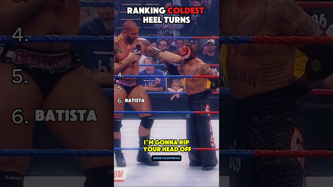 Ranking THE COLDEST Heel Turns 