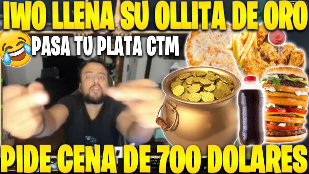 🤣IWO LLENA SU OLLITA DE ORO 😂PASA TU PLATA CTM🔥