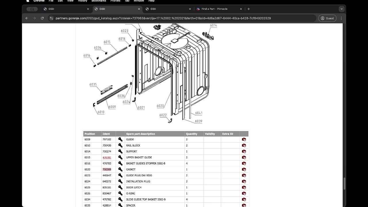 ASKO Dishwashers - User Interface and Gasket Replacement
