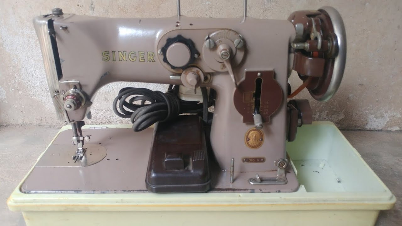 Обзор швейной машины Singer модель 316G