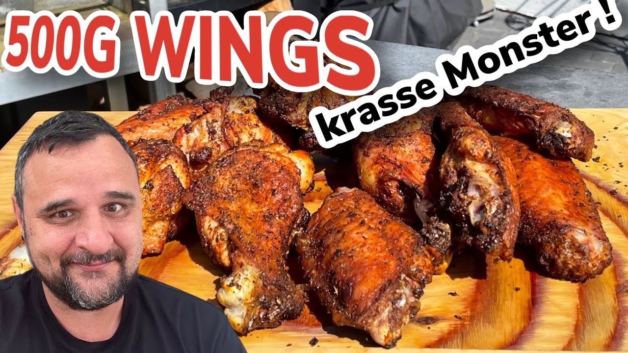 MONSTER WINGS von der Pute grillen --- Klaus grillt