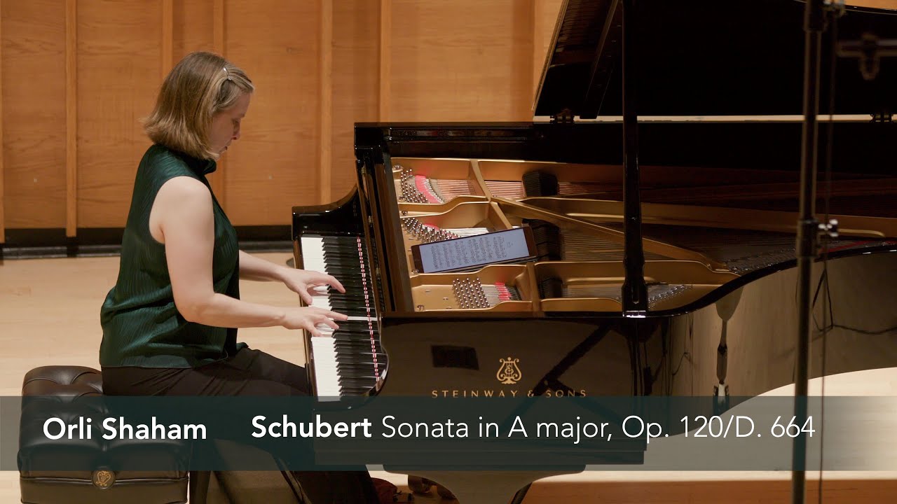 Pianist Orli Shaham performs Schubert Sonata in A Major D. 664