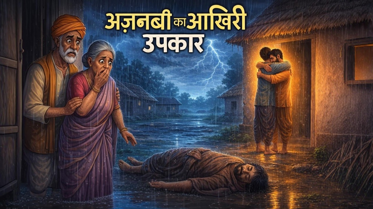 #hindistories #motivation #moralkahani #animation #cartoon #moralstories #अजनबी का आख़िरी उपकार