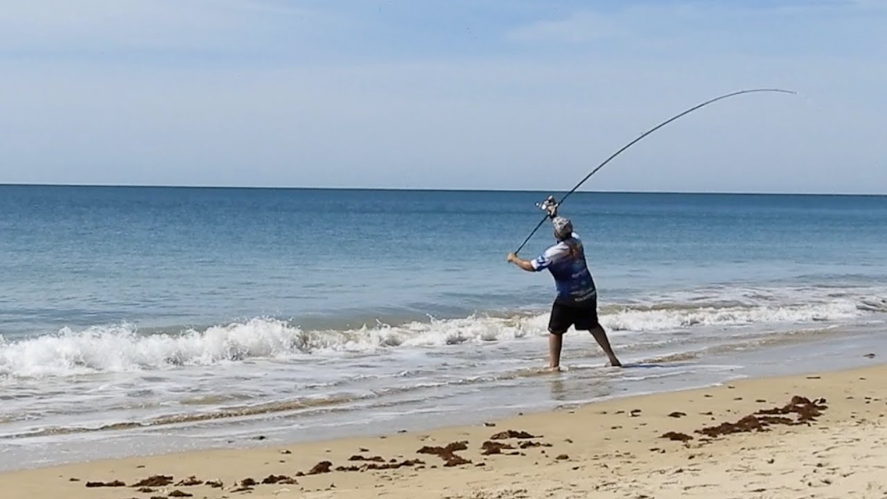 🎣✅  Una mañana con pescadores de Surfcasting en Rota  ✅🐟