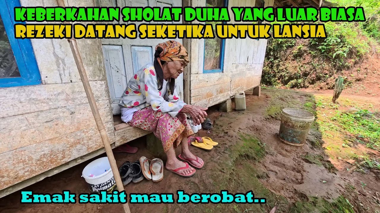 Kampung Cigaru Begitu Penuh Haru..Keberkahan Solat Duha..Membawa Rezeki Untuk Lansia.
