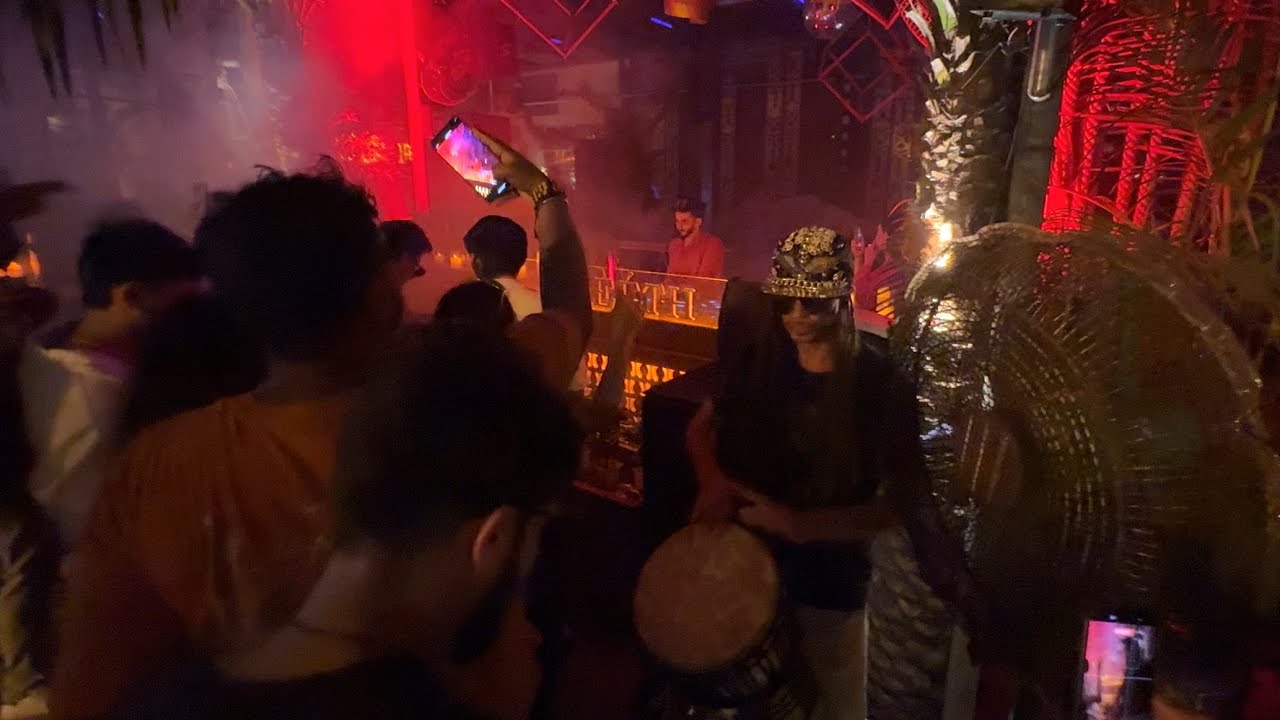 African Vibe  - Goa Full Power - Live Percussion - Raeeth Club Archiman Drum & DjWhite Owel #djembe