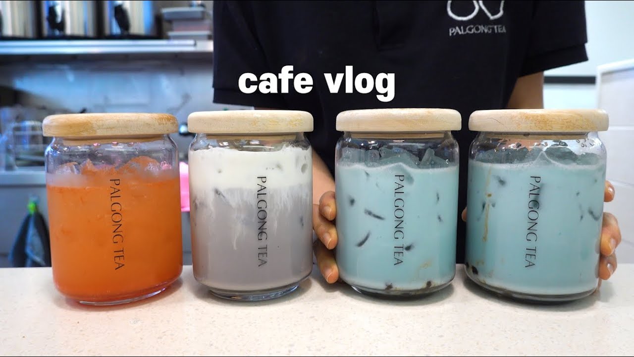 cafevlog,맞아요!여러분들이좋아하는그컵👀💗,카페브이로그,팔공티,최블리,ASMR