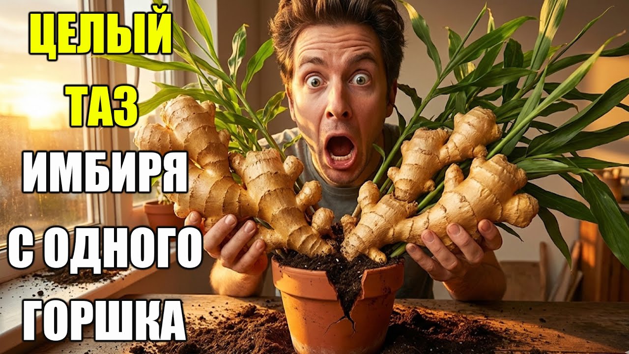 БРОСЬ ВСЁ И САЖАЙ! Твой подоконник завалит тоннами имбиря после ЭТОГО трюка!