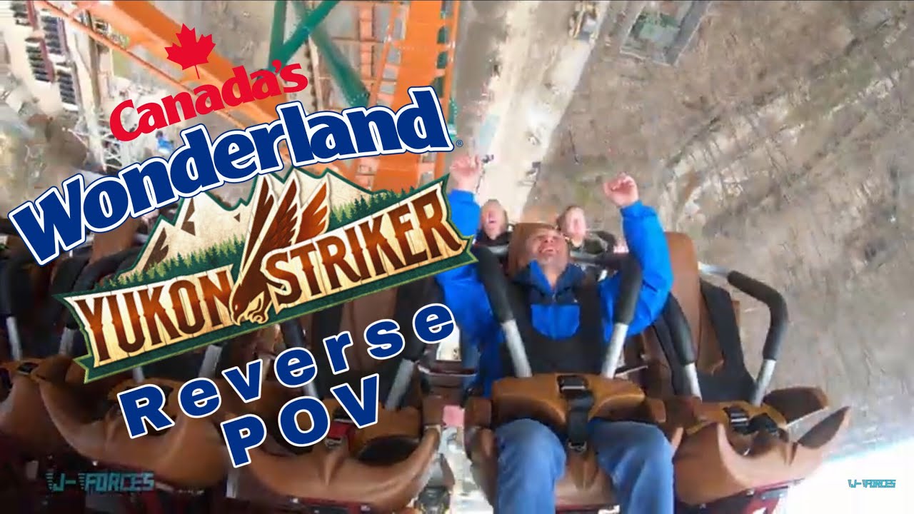 Canada's Wonderland - Yukon Striker - On Ride Reverse POV