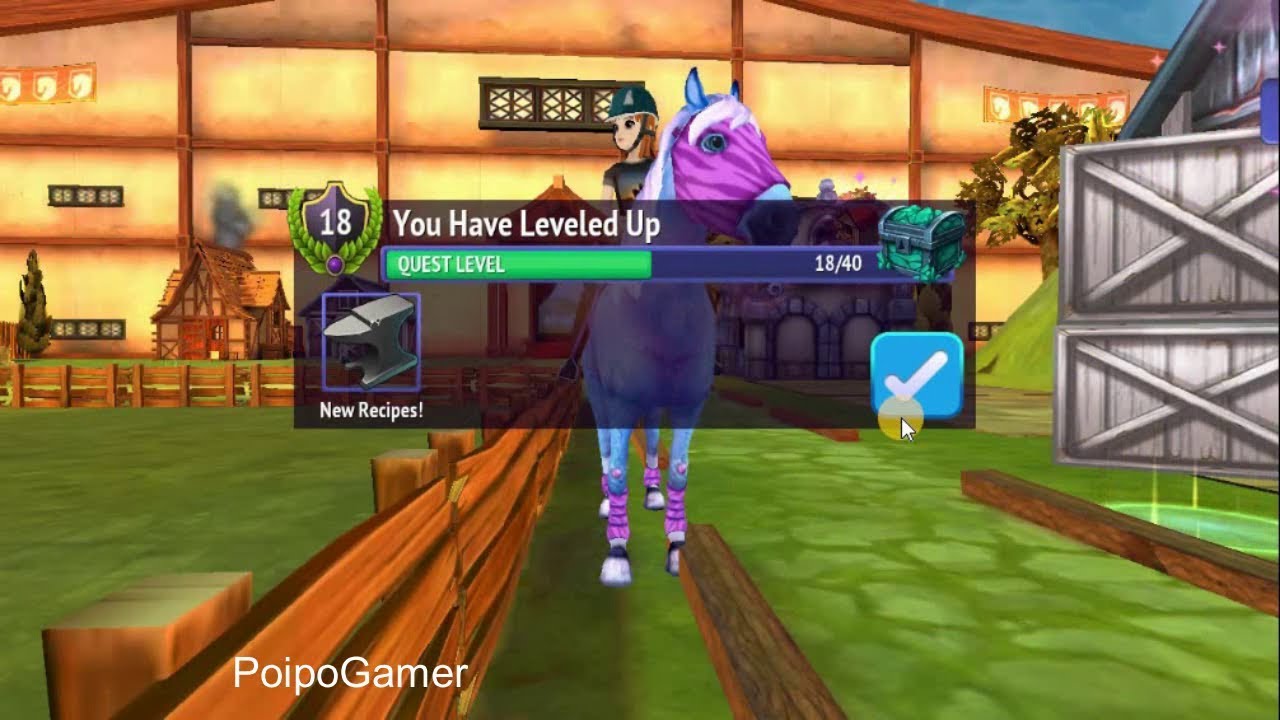 Finishing Quest Level 17 - Horse Riding Tales