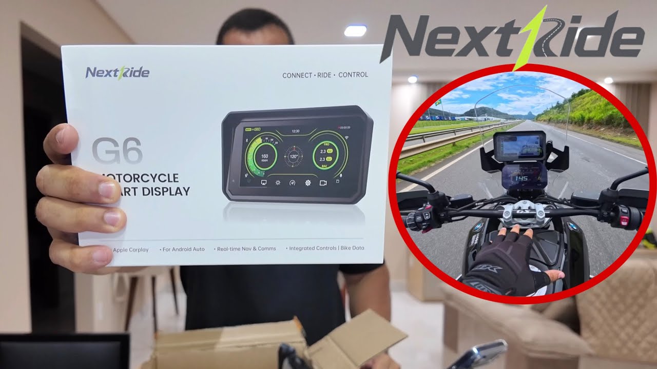 NOVO CARPLAY NEXTRIDE G6 - ÓTIMO CUSTO BENEFÍCIO - CONEXÃO COM CÂMERA - MODELO PARA BMW E UNIVERSAL