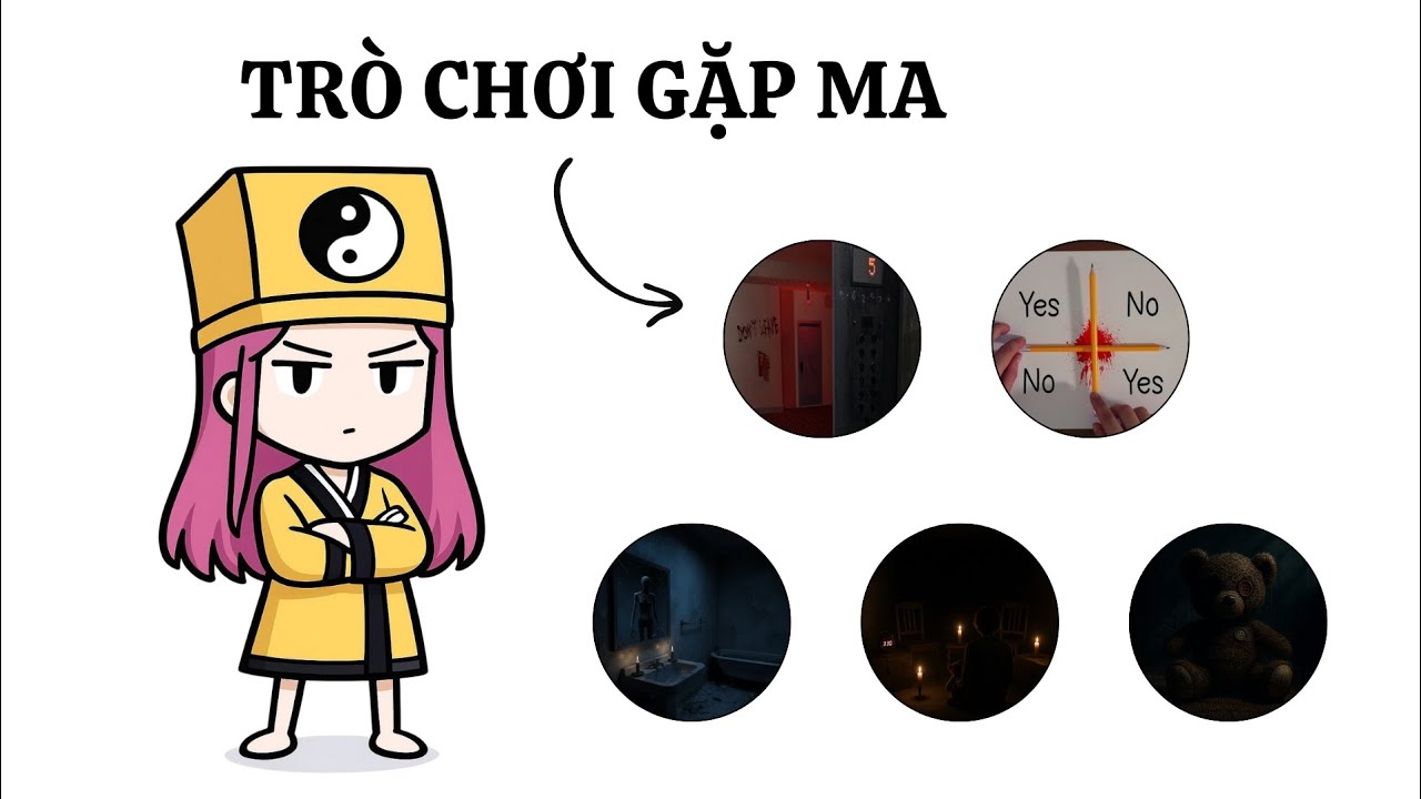 5 Trò Chơi Gọi Hồn Đáng Sợ Nhất