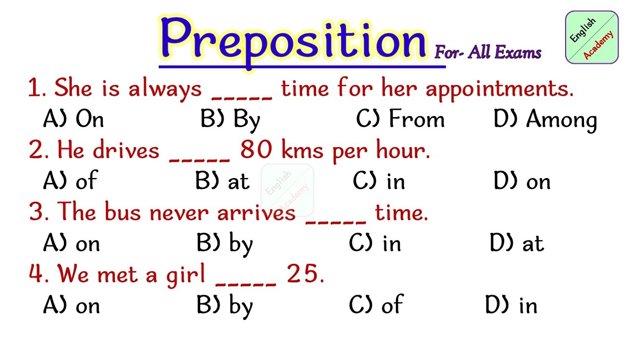 #prepositions practice set-14 for all competitive exams #ssc #mts #chsl #englishacademy by deepak kr