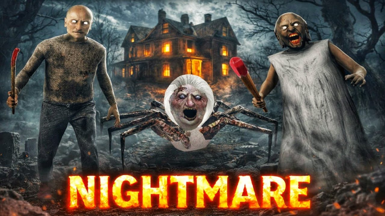 Nevar play Granny Alone at Night #grannygame #grannygameplay #shortlive #shortsfeed #livegaming