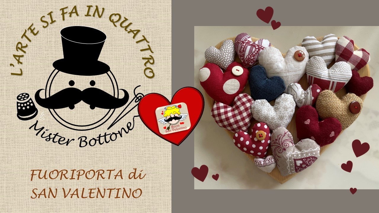 Tutorial idea FUORIPORTA SAN VALENTINO | come celebrare la festa degli innamorati | love creation