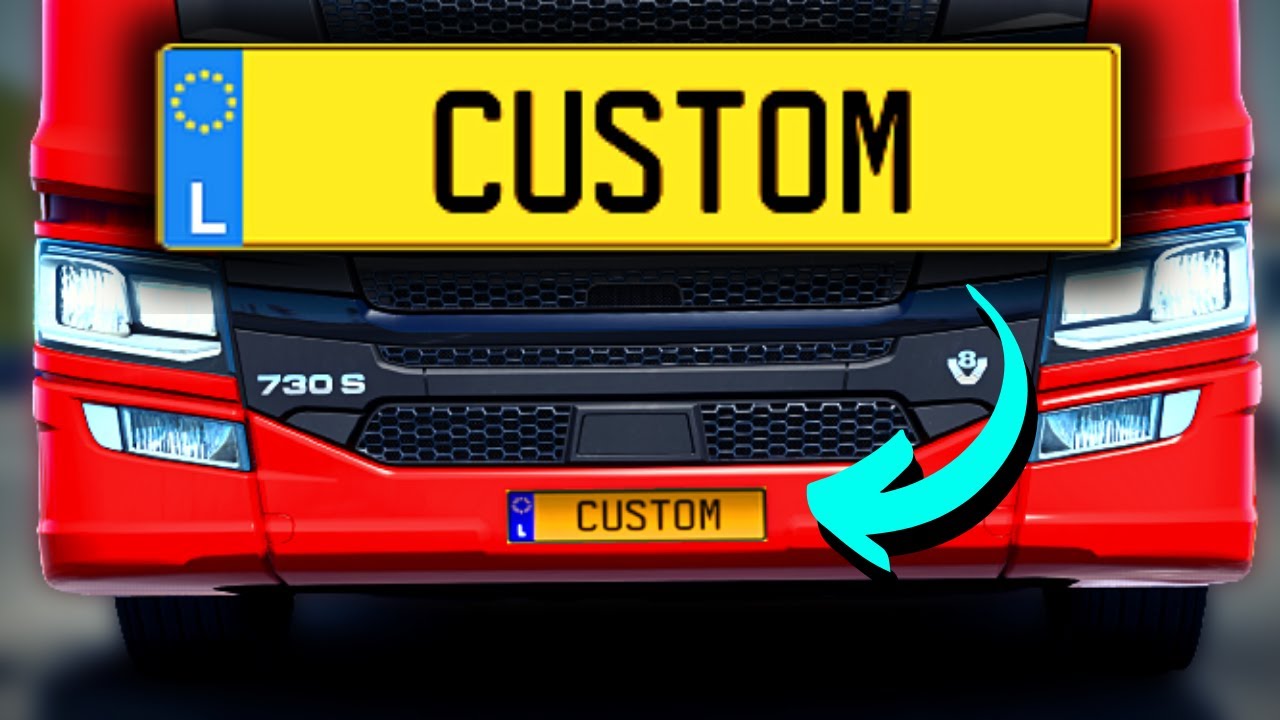 How to Create Custom License Plates in ETS2 & ATS: Easy Step-by-Step Tutorial | With World of Trucks