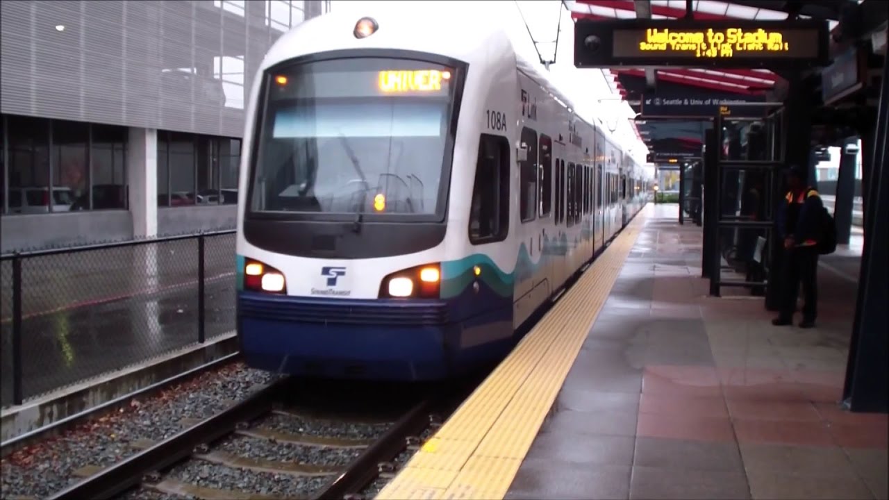 Seattle: Sound Transit: Central Link Light Rail: Stadium - University of Washington