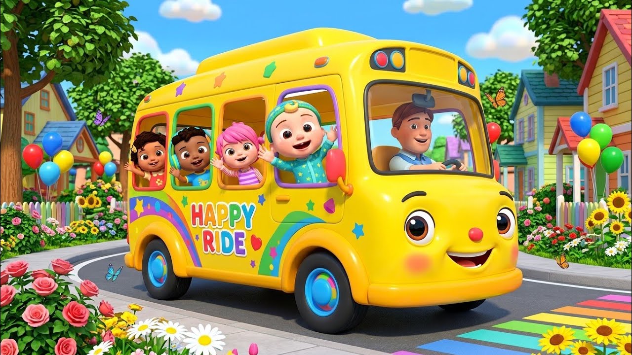 Beep Beep Bus With Baby | Fun Bus Song for Kids | Baby Nursery Rhymes | Counting Song