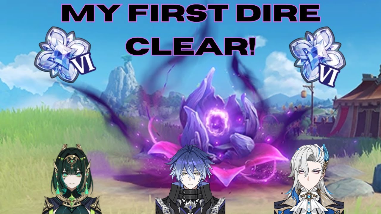 GENSHIN IMPACT LUNA IV STYGIAN ONSLAUGHT DIRE CLEAR LETS GOOOOOOO