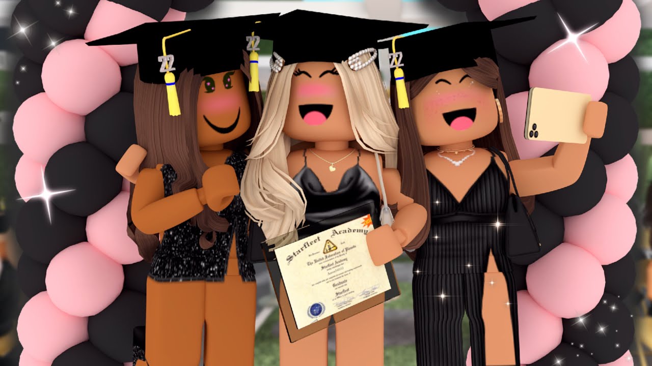 RICH SPOILED TEENS GRADUATE HIGH SCHOOL...just about  *WITH VOICE* | Roblox Bloxburg FAN Roleplay