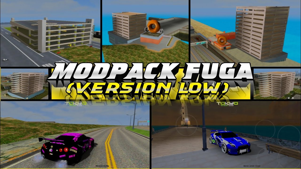 SHARE MODPACK FUGA V1 [VERSION LOW] GTA SAN ANDREAS ANDROID HANYA 300MB+AN & ADA MAPPINGAN NYA 