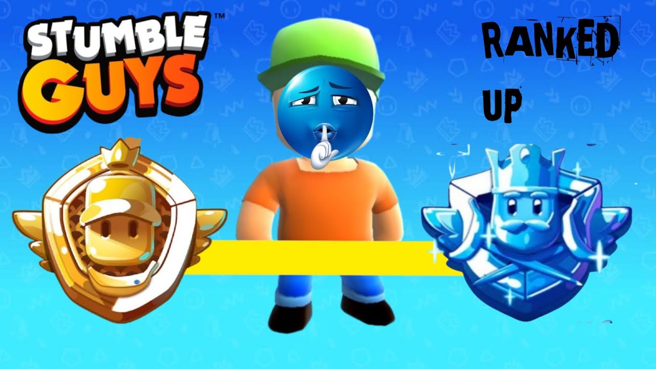 Ranked up gold to platinum stumble guys retro_yt