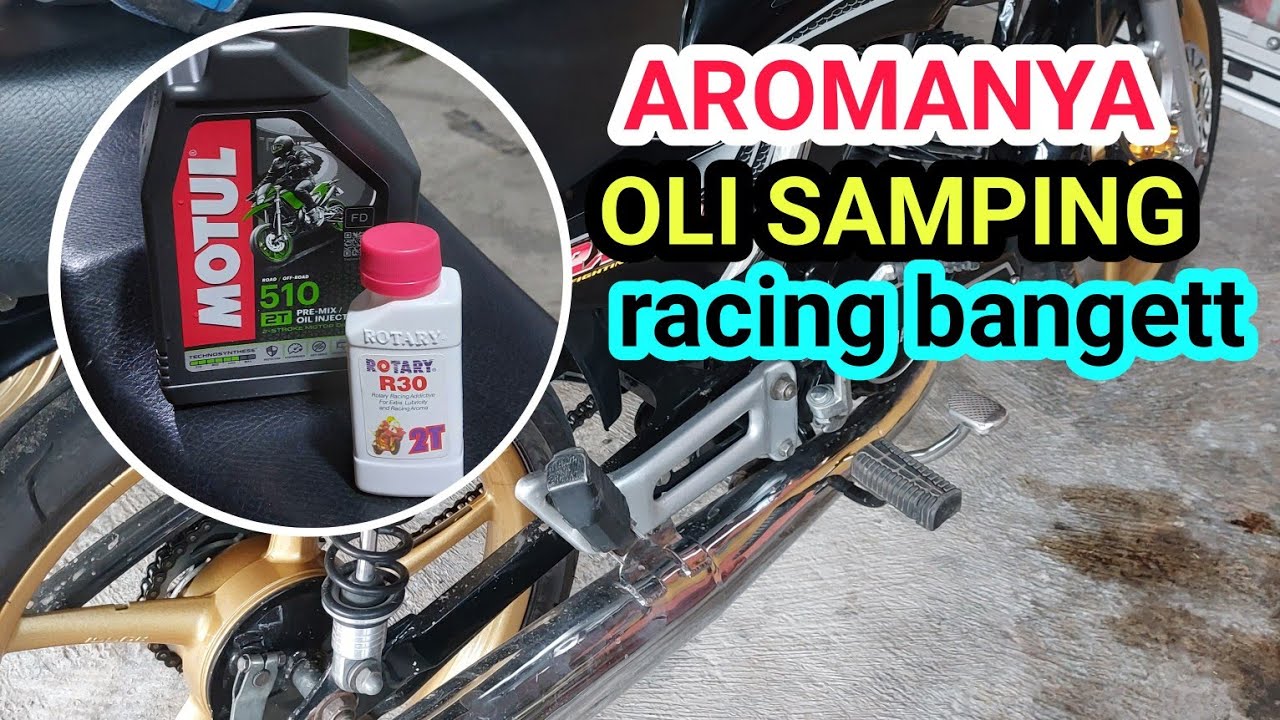 Oli samping Rx king Motul feat R30 || aroma nya racing banget