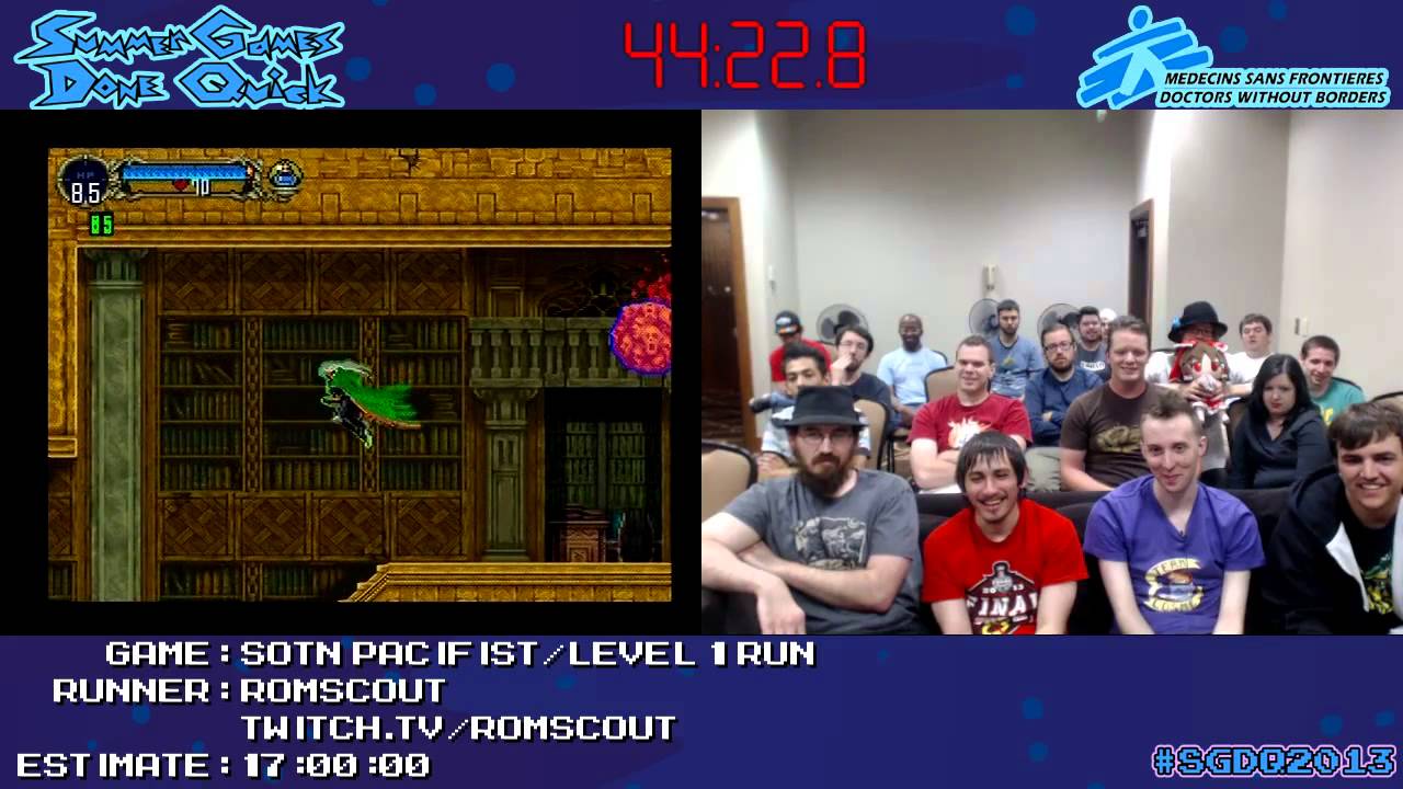 Castlevania: Symphony of The Night :: SPEED RUN in 1:05:32 [PS2] by Romscout #SGDQ 2013