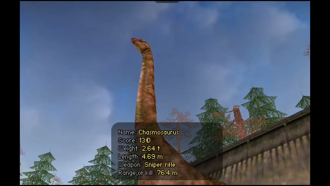 Carnivores mobile:modding.New huntable brachiosaurus.