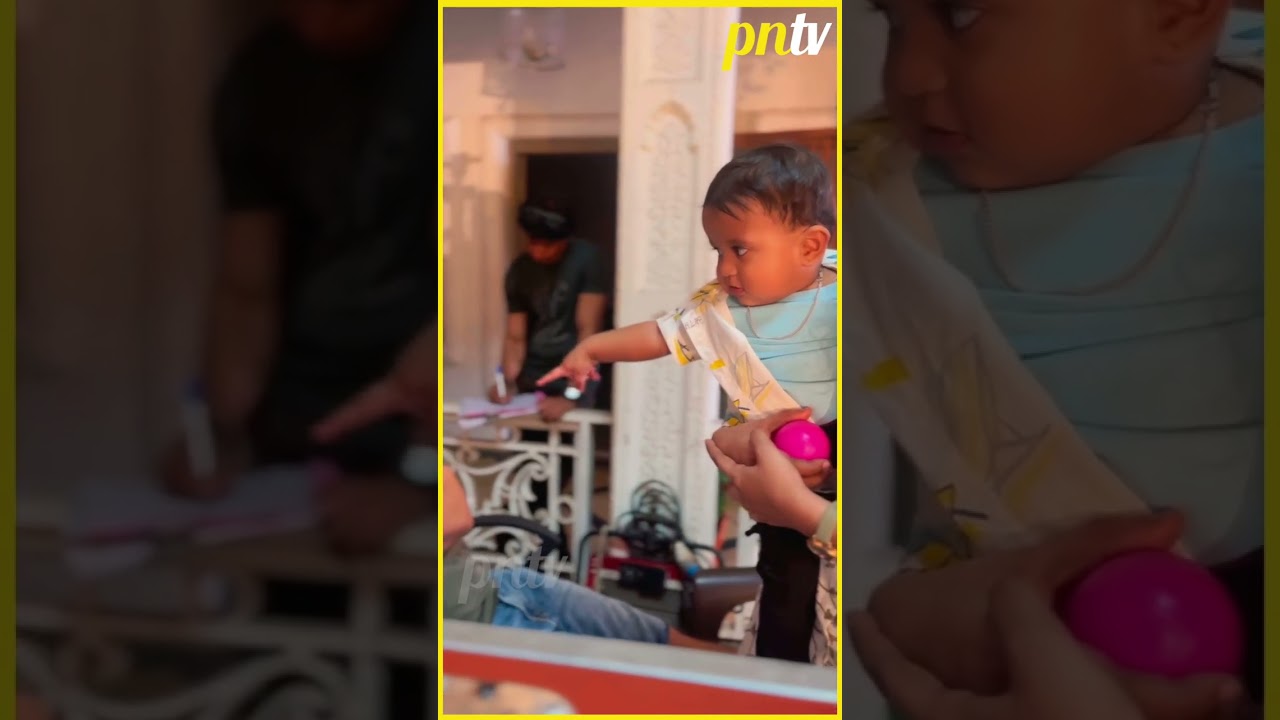 Yeh Rishta Kya Kehlata Hai On Set: Cute Daksh Playing With Director #shorts