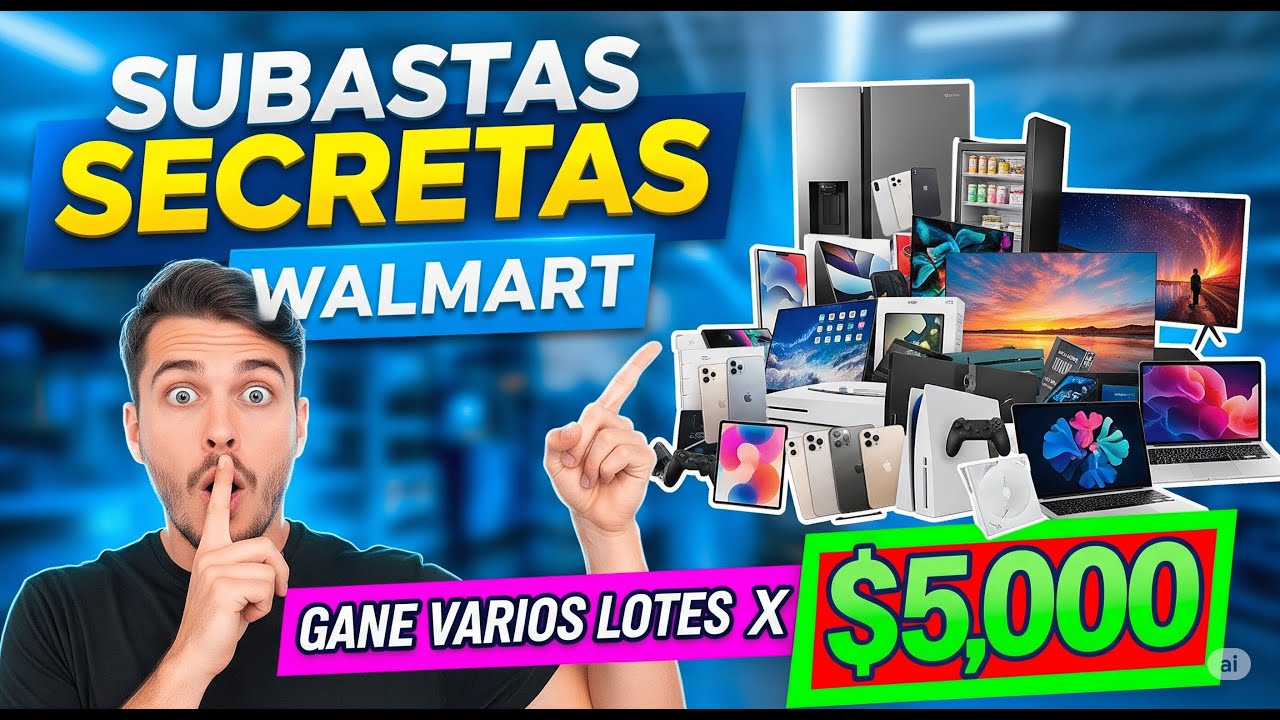 Parte 2😱 Subastas SECRETAS Walmart Gane Varios Lotes por menos de $5,000🤫 Subastas Myron Bowling