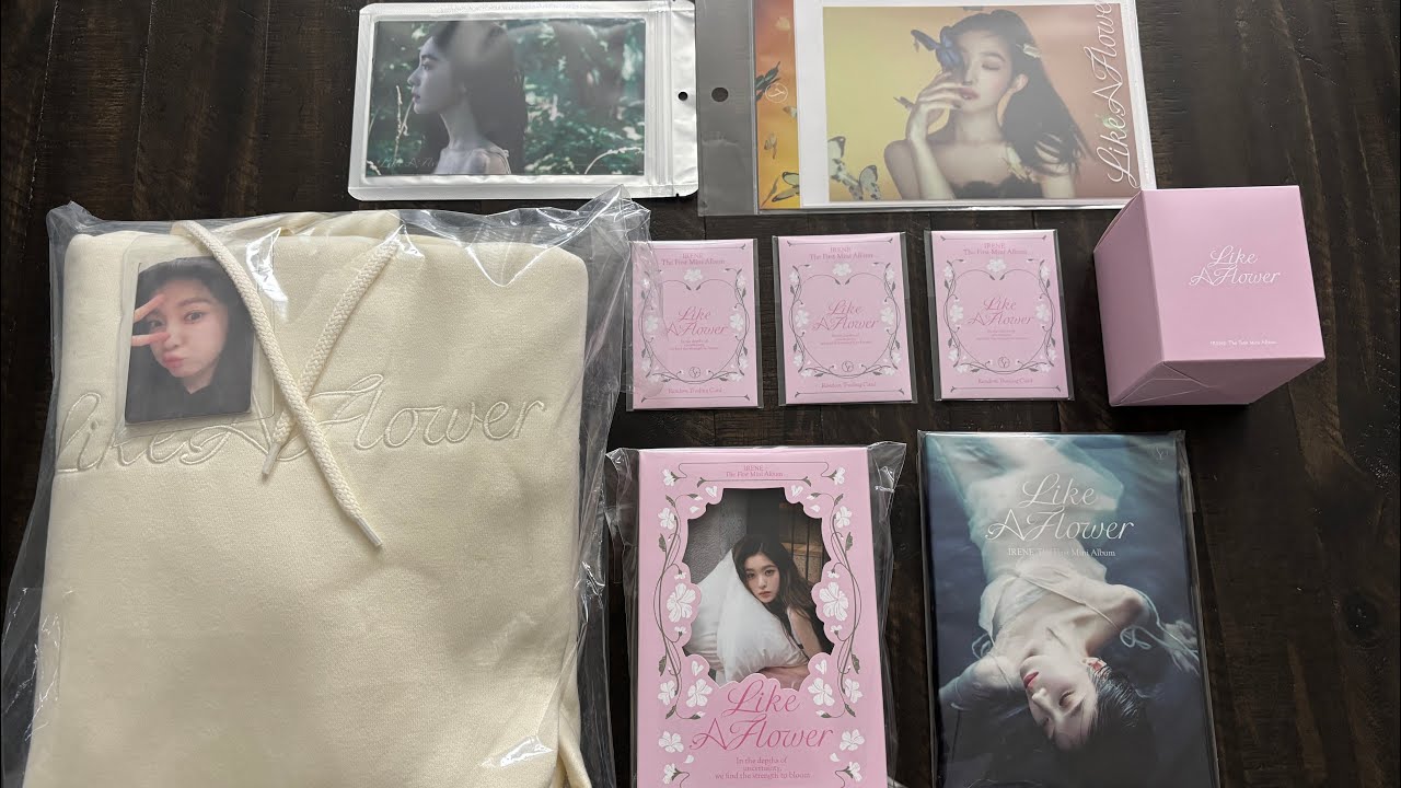 [Unboxing] Irene ⟡ Like A Flower ♡ Official MD ⟡