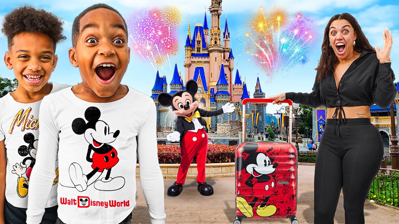 SURPRISING DJ & KYRIE WITH A DISNEY TRIP 🎉