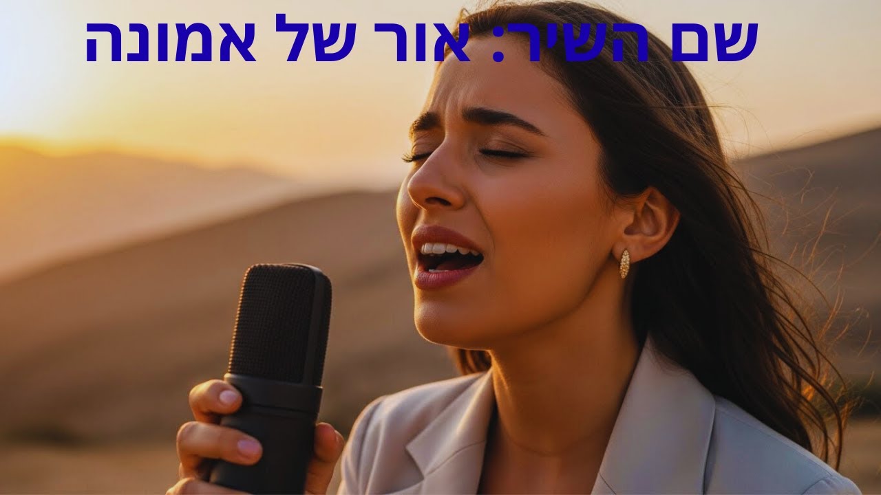 שם השיר: אור של אמונה